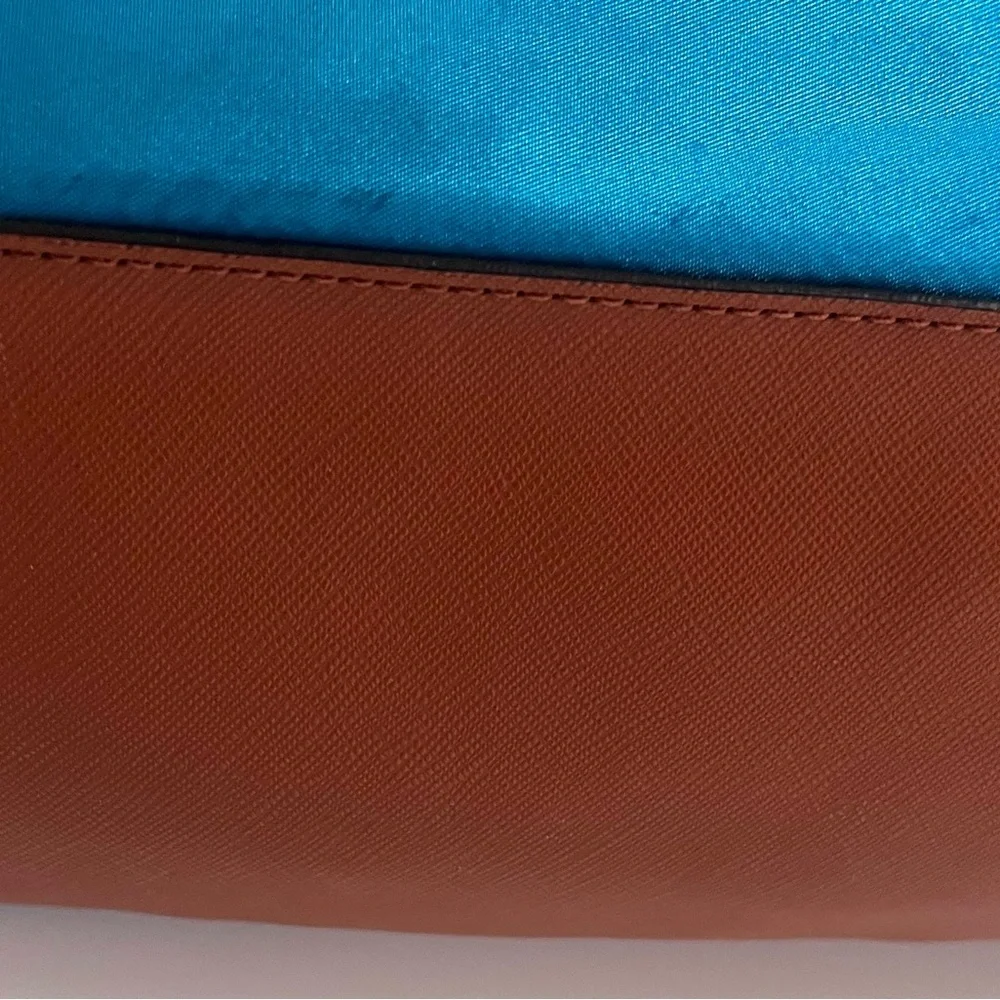 Michael Kors Kempton Aqua Nylon Large Tote Bag